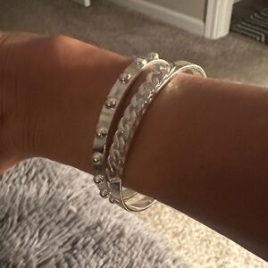 DANNIJO Silver Bracelet Duo